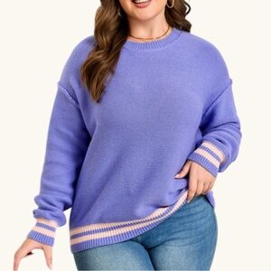 5006. Women's Purple Sweater
